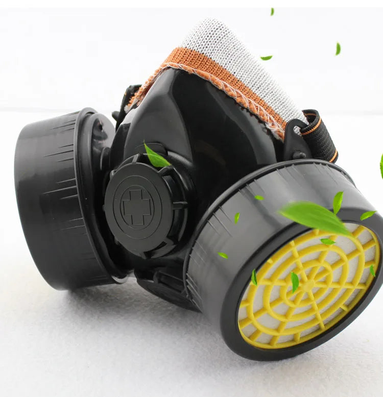 Half Gas Mask Respirator Organic Vapor Chemical Anti Dust Paint Industrial Dual Filters Safety Protection Mask Goggles Wholesale